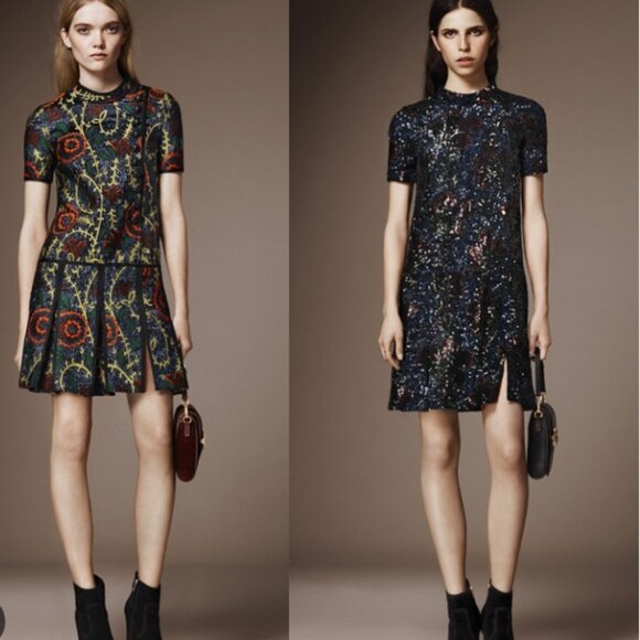RARE Burberry Runway Pre-fall 2016 Collection Brocade Multi Blouse M $1,050.00 - Picture 1 of 4